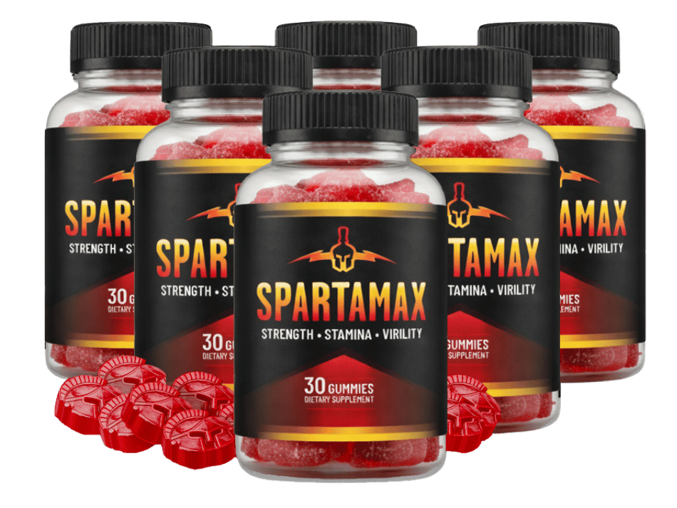 Spartamax male vitality gummies - 6 bottle 180-day supply bundle, maximum savings package